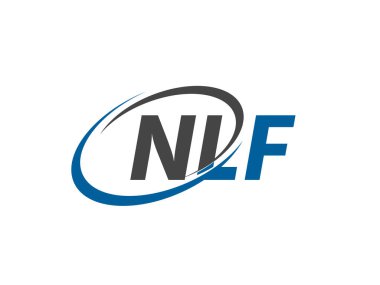 NLF harfi yaratıcı modern zarif logo tasarımı
