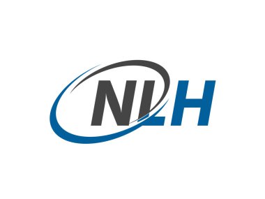 NLH harfli modern zarif logo tasarımı