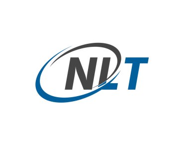 NLT harfi yaratıcı modern zarif logo tasarımı