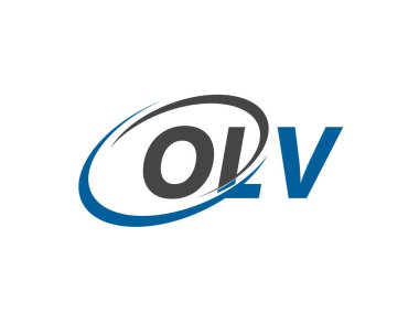 OLV harfli modern zarif logo tasarımı