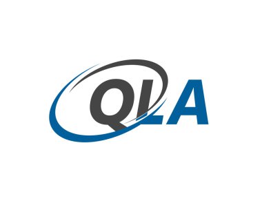 QLA mektup yaratıcı modern zarif logo tasarımı