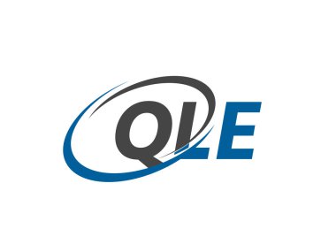 QLE harfi yaratıcı modern zarif logo tasarımı