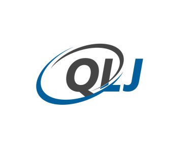 QLJ harfi yaratıcı modern zarif logo tasarımı