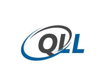 QLL harfi yaratıcı modern zarif logo tasarımı