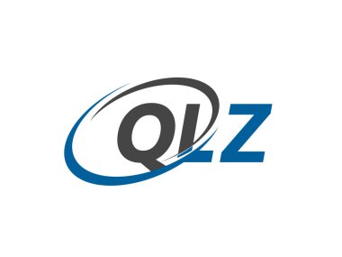QLZ harfi yaratıcı modern zarif logo tasarımı