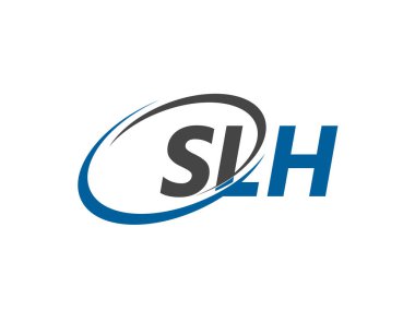 SLH harfi yaratıcı modern zarif logo tasarımı
