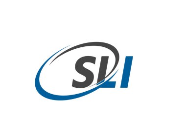 SLI harfi yaratıcı modern zarif logo tasarımı