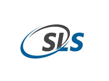 SLS harfi yaratıcı modern zarif logo tasarımı