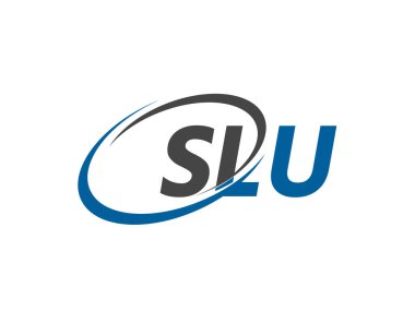 SLU harfli modern zarif logo tasarımı