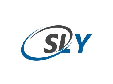 SLY harfi yaratıcı modern zarif logo tasarımı