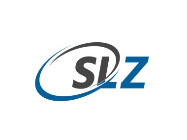 SLZ harfi yaratıcı modern zarif logo tasarımı