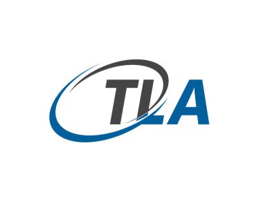 TLA mektup yaratıcı modern zarif logo tasarımı