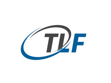 TLF harfi yaratıcı modern zarif logo tasarımı