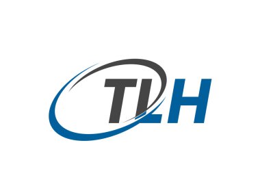 TLH harfi yaratıcı modern zarif logo tasarımı