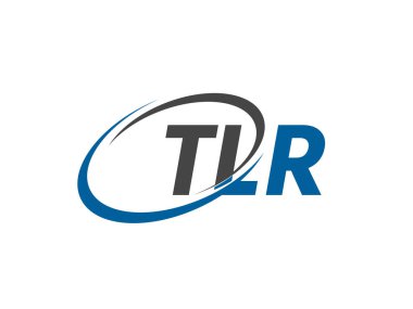 TLR harfi yaratıcı modern zarif logo tasarımı
