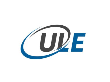 ULE harfi yaratıcı modern zarif logo tasarımı