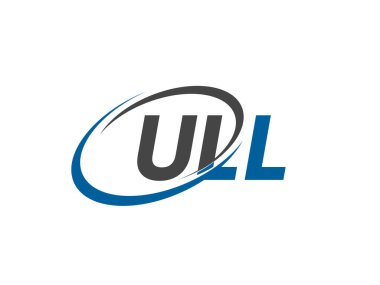 ULL harfi yaratıcı modern zarif logo tasarımı
