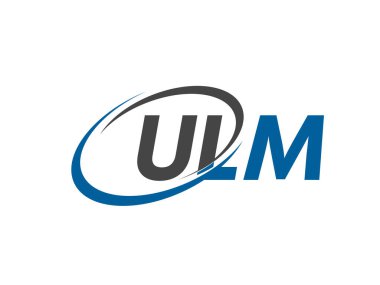 ULM harfi yaratıcı modern zarif logo tasarımı