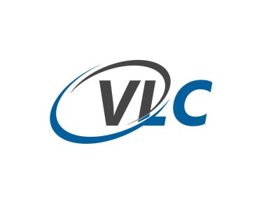 VLC harfli modern zarif logo tasarımı