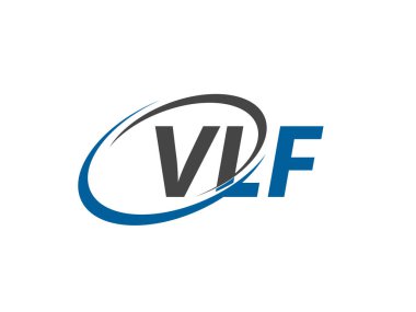 VLF harfi yaratıcı modern zarif logo tasarımı