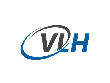 VLH harfli modern zarif logo tasarımı
