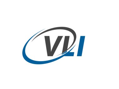VLI mektup yaratıcı modern zarif logo tasarımı