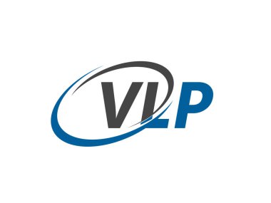 VLP harfi yaratıcı modern zarif logo tasarımı
