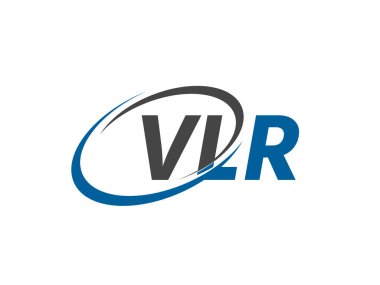 VLR harfi yaratıcı modern zarif logo tasarımı