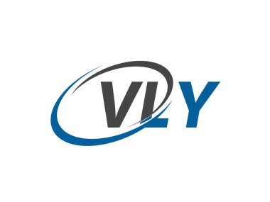 VLY harfi yaratıcı modern zarif logo tasarımı
