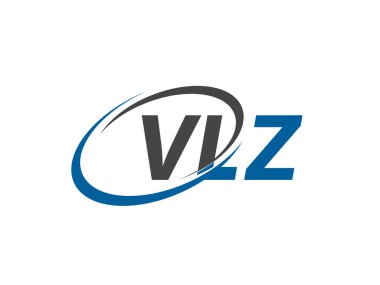VLZ harfi yaratıcı modern zarif logo tasarımı