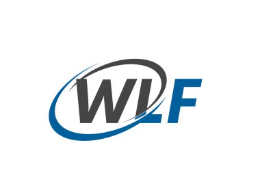 WLF harfi yaratıcı modern zarif logo tasarımı