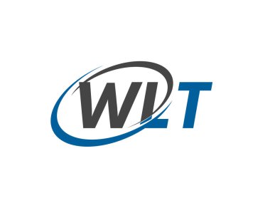 WLT harfi yaratıcı modern zarif logo tasarımı