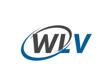 WLV harfli modern zarif logo tasarımı