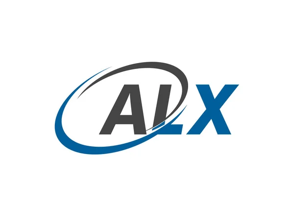 Alx Kreativa Logotyp Design Vektor Illustration — Stock vektor
