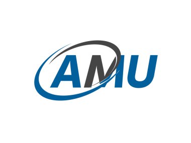 harf yaratıcı modern zarif logo tasarımı amu