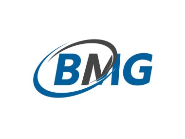 harf yaratıcı modern zarif logo tasarımı bmg