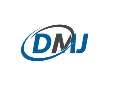 harf yaratıcı modern zarif logo dizaynı dmj