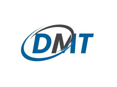 harf yaratıcı modern zarif logo dizaynı dmt