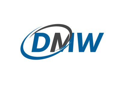 harf yaratıcı modern zarif logo tasarımı dmw