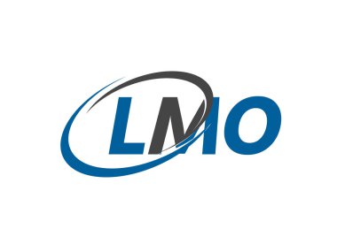 LMO harfi yaratıcı modern zarif logo tasarımı
