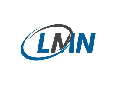 LMN harfi yaratıcı modern zarif logo tasarımı