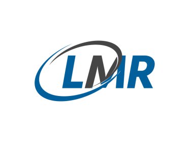 LMR harfi yaratıcı modern zarif logo tasarımı