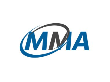 MMA harfi yaratıcı modern zarif logo tasarımı