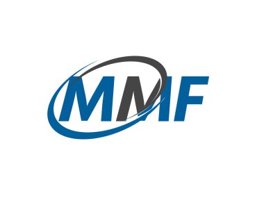 MMF harfi yaratıcı modern zarif logo tasarımı