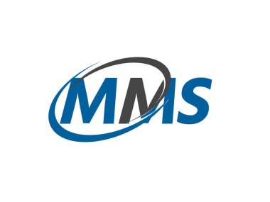 MMS harfi yaratıcı modern zarif logo tasarımı