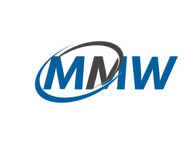 MMW harfli modern zarif logo tasarımı