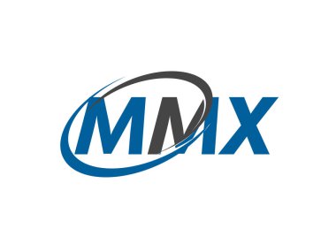 MMX harfi yaratıcı modern zarif logo tasarımı