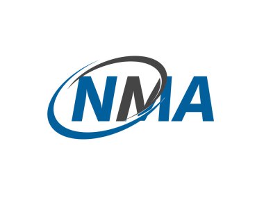 NMA harfi yaratıcı modern zarif logo tasarımı