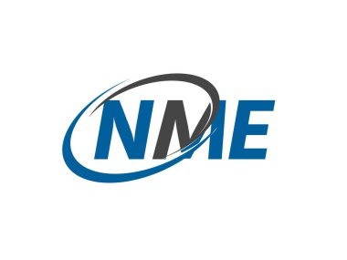 NME harfi yaratıcı modern zarif logo tasarımı