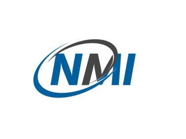 NMI harfi yaratıcı modern zarif logo tasarımı